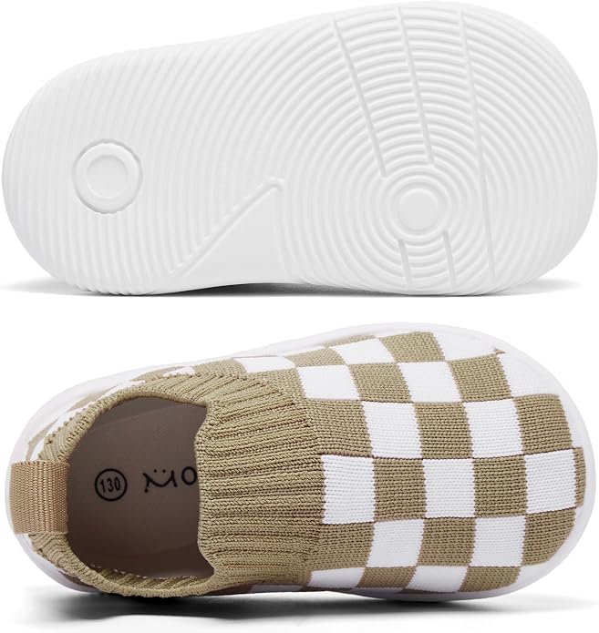 MORENDL Baby Toddler Walking Socks Non-Slip Breathable Unisex Casual Sneakers - Image 4
