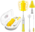 Electric Bottle Brush Cleaner New Upgrade, Portable Electric Baby Bottle Brush by ZIOXX