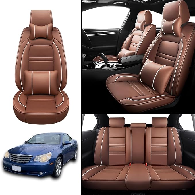 Car Seat Covers for Chrysler Car Sebring 2000-2010 | 5-Seats Seat Covers - Image 2