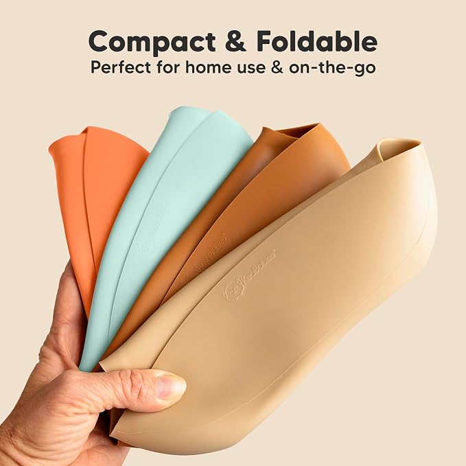 KeaBabies 2-Pack Silicone Baby Bibs - Image 8