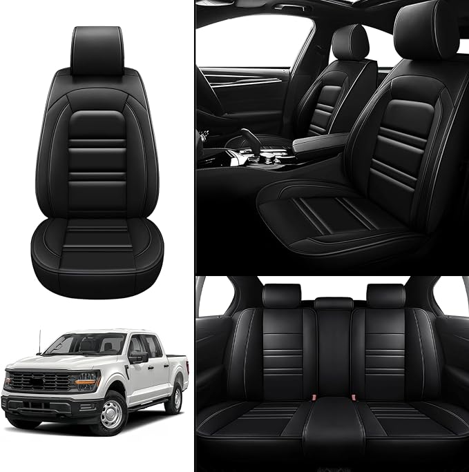 Seat Covers for Ford f150 2003-2025 | 5-Seats Leather Seat Covers - Image 2
