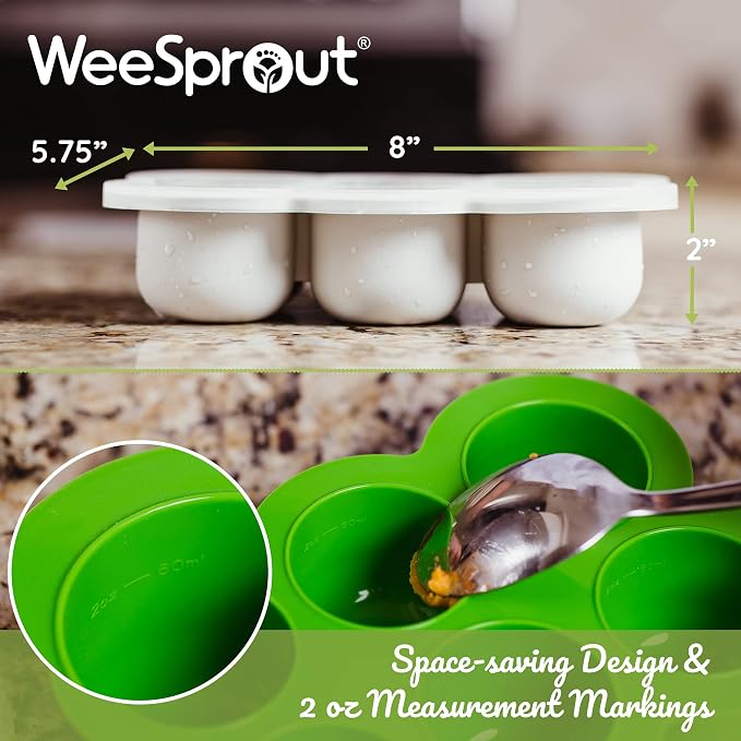WeeSprout Silicone Baby Food Freezer Tray - Image 5