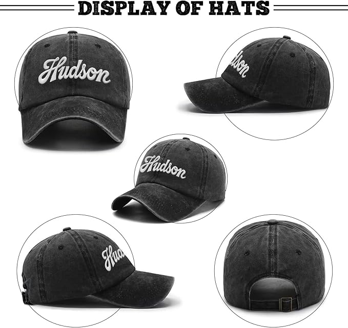 Custom Name Toddler Baseball Cap, Personalized Boys Girls Cotton Embroidered Hat - Image 5
