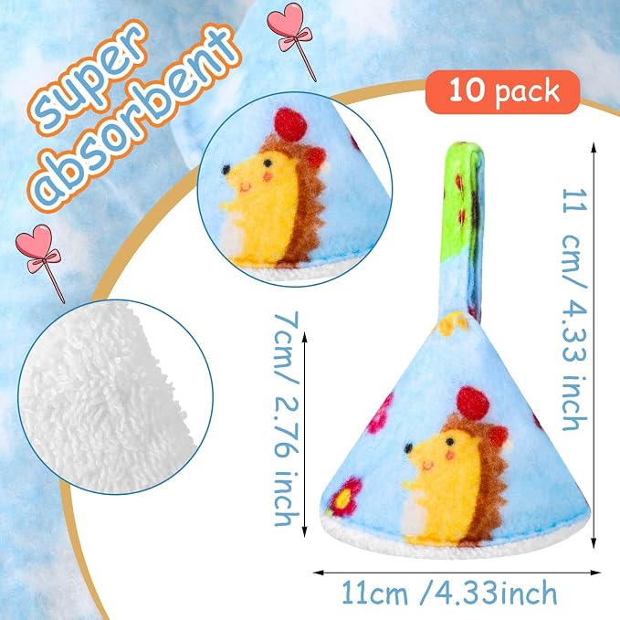 Suhine 10 Pcs Baby Boy Pee Shield Diaper Changing Accessory Reusable Pee Covers - Image 2