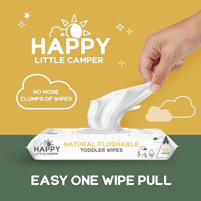Happy Little Camper Ultra-Absorbent Super Saver Baby Diapers Size 2 - Image 5