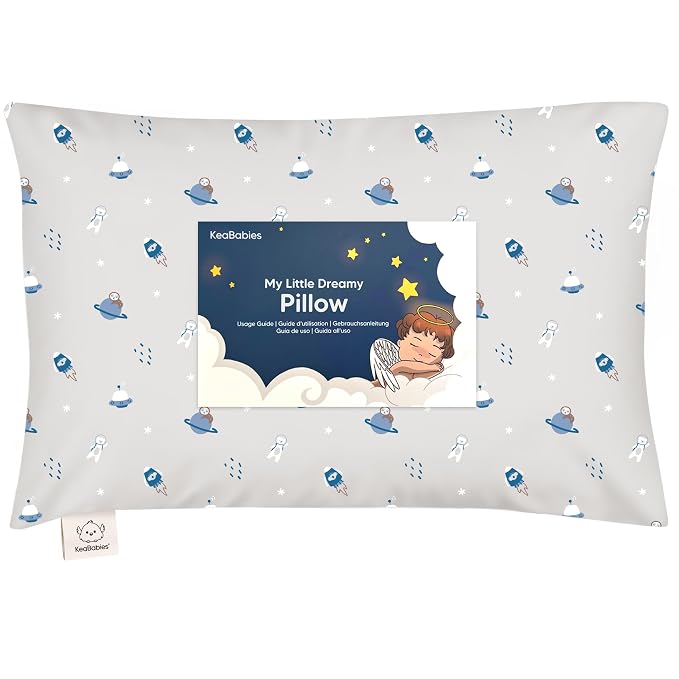 Toddler Pillow with Pillowcase by KeaBabies