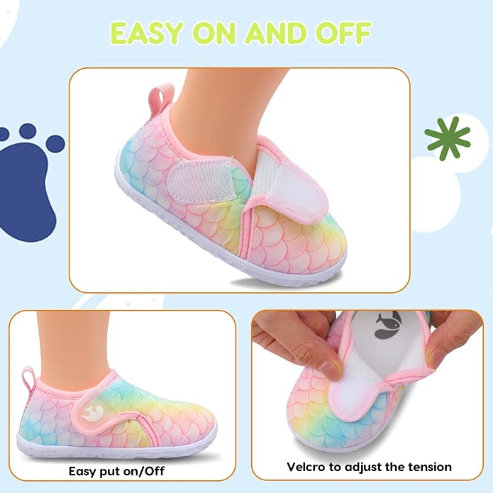 FEETCITY Baby Boys Girls First Walking Shoes Infant Sneakers Crib Shoes - Image 2