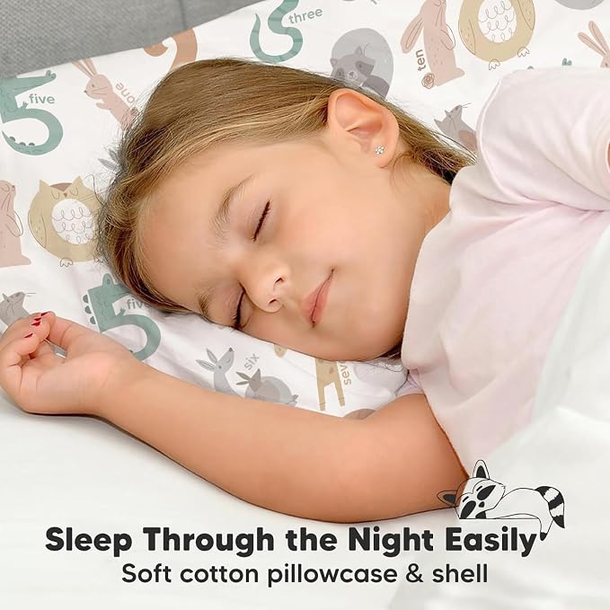 KeaBabies Toddler Pillow with Pillowcase, Jumbo 14X20 - Image 7