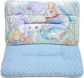 Reidio 1Pcs Toddler Pillow Double Sided Warm Plush & Minky Dot Fabric Kids by Reidio