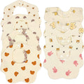 EllieHouse Baby Bibs for Girls Boys 8 Pack Muslin Drool Teeth Drooling Teething by EllieHouseVIPBrandExclusive