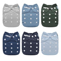 ALVABABY Baby Cloth Diaper 6 Pack by ALVABABY