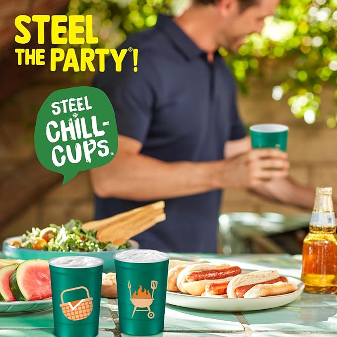 16 oz. Party Cup Summer BBQ Grill Picnic Design - Image 7