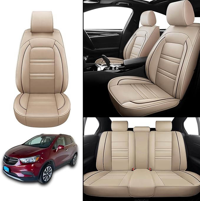 Seat Covers for Buick Encore 2013-2022 | 5-Seats Leather Seat Covers - Image 2
