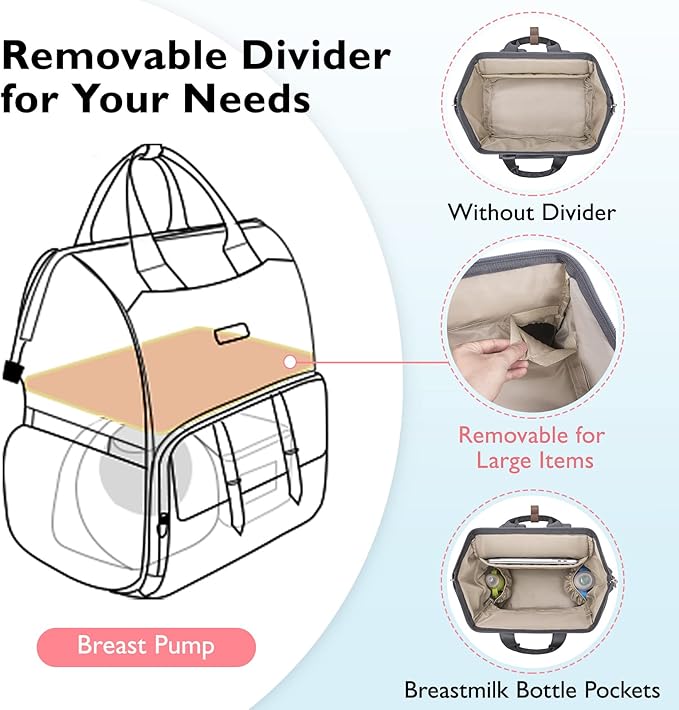 mommore Breast Pump Bag Backpack - Image 2