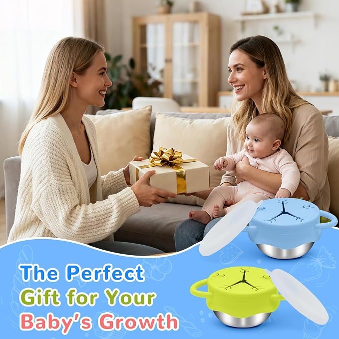 2 Pack Toddler Snack Containers –13.5oz Food Grade Stainless Steel Snack Cups - Image 7