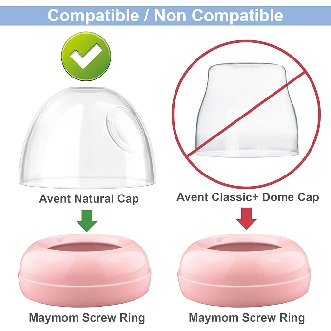 Maymom Replacement Baby Bottle Nipple Rings - Image 4