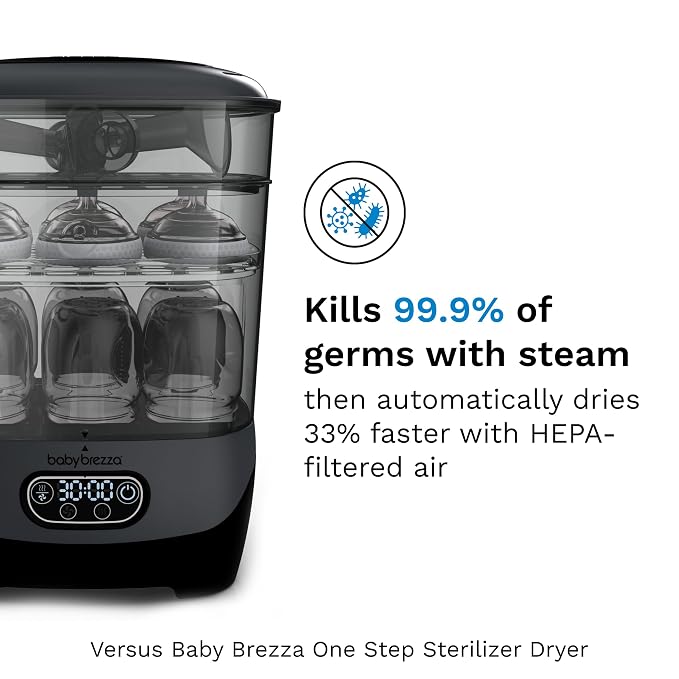 Baby Brezza Bottle Sterilizer and Dryer Advanced – 33% Faster - Image 2