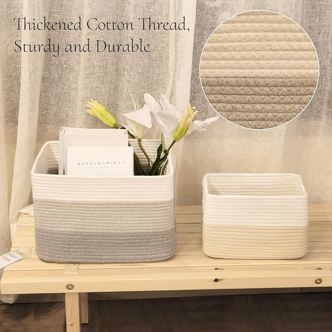 Hopegiver 3 Pack Storage Baskets - Image 3