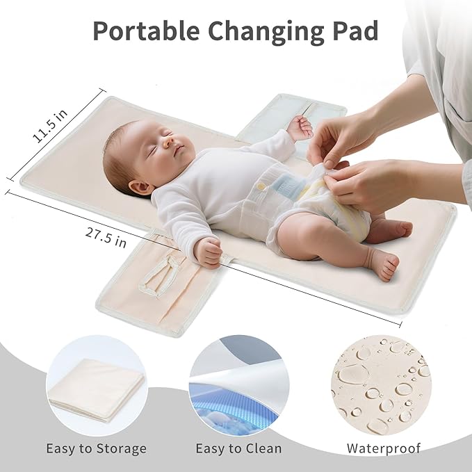 CEI-CEI Neoprene Diaper Bag Backpack Large Newborn Baby Maternity Bags - Image 8