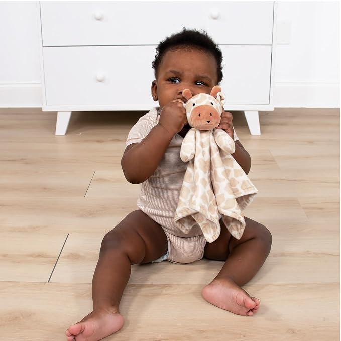 The Peanutshell Tummy Time Mat Girl and Bunny Baby Lovey- Baby Floor Play Mats - Image 7