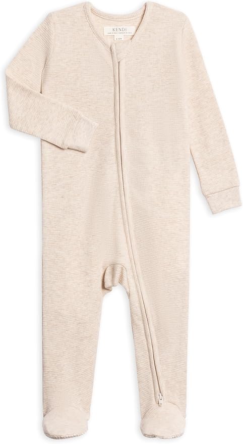 Colored Organics Baby Zip-Up Footed Sleeper by ColoredOrganics