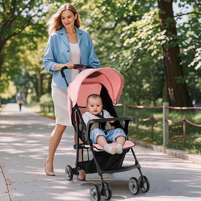 Baby Joy Lightweight Stroller, Compact Toddler Travel Stroller - Image 8