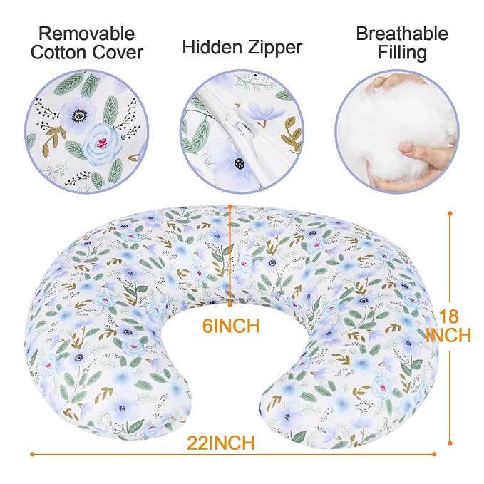 Baby Nursing Pillow for Breastfeeding, Adjustable Breast Feeding Pillow for - Image 6