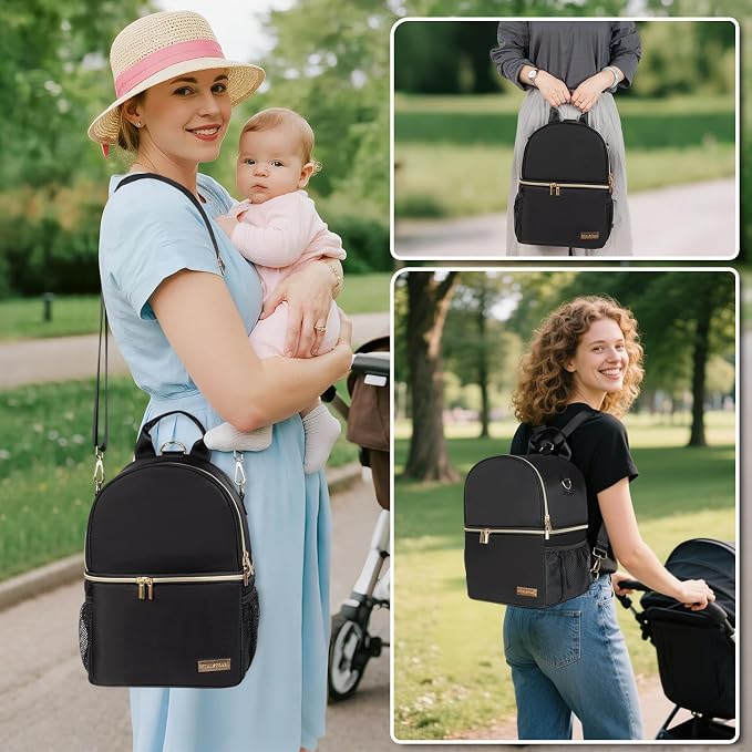 Breastmilk Cooler Travel Bag – 2-in-1 Pump & Bottle Compartments | Insulated - Image 6