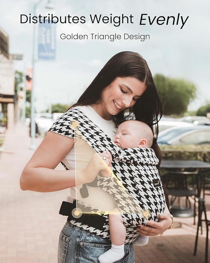 GROWNSY Baby Carrier Newborn to Toddler, Cozy Baby Wraps Carrier, Ergonomic - Image 3