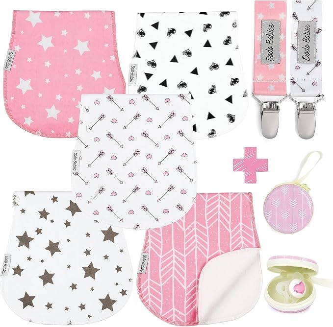 Dodo Babies 5-Pack Baby Burp Cloths - Image 7