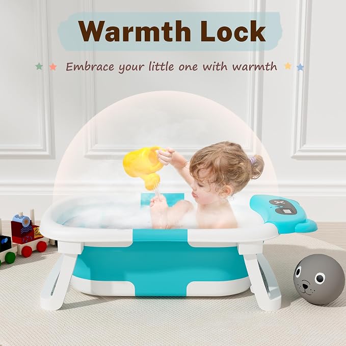 AVIDOR Baby Bathtub, Collapsible Bathtub - Image 7
