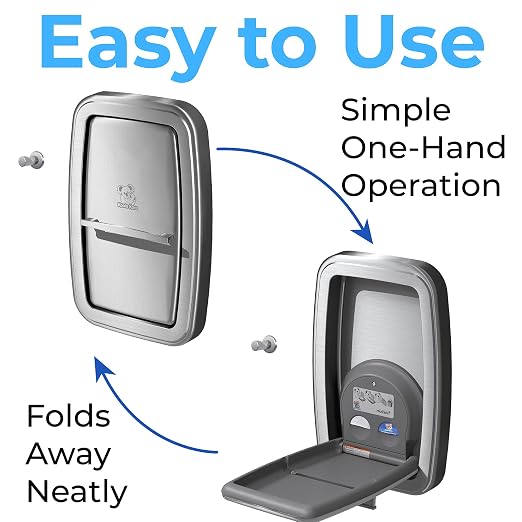 Koala Kare Baby Changing Station Vertical Surface-Mounted, Model KB311-SSWM - Image 4