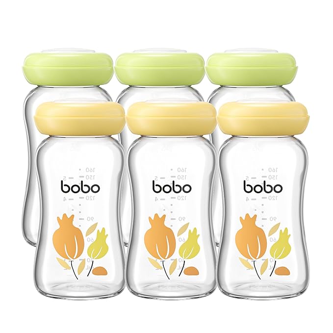 YOHKOH Glass Breast Milk Storage Bottles by Home