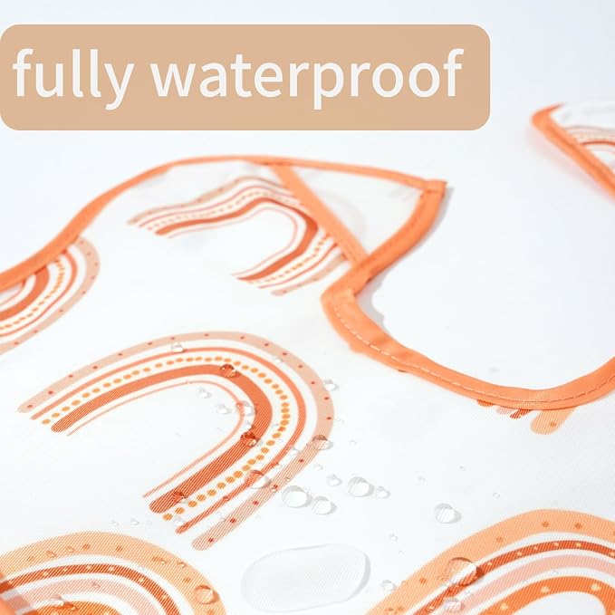 3-Pack Waterproof Baby Bibs for Eating - Image 6
