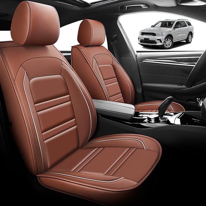 Seat Cover for Dodge Durango 2004-2025 | Car Seat Covers Front Seats, - Image 2