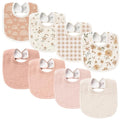 Konssy Muslin Baby Bibs 8 Pack Baby Bandana Drool Bibs Cotton by Konssy