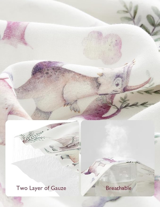 Momcozy Muslin Swaddle Blankets, Ultra Soft Neutral Registry Essentials - Image 4