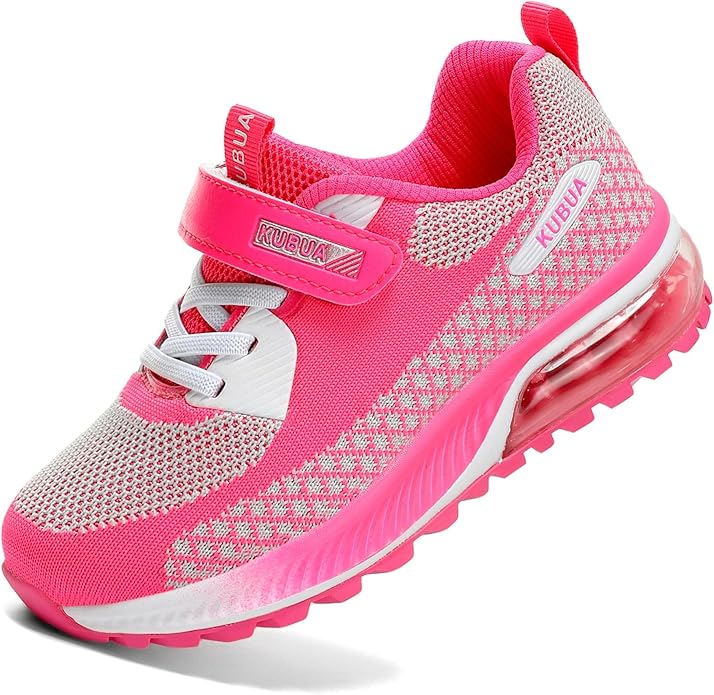 KUBUA Kids Sneakers for Boys Girls Running Tennis Shoes Lightweight Breathable by KUBUA