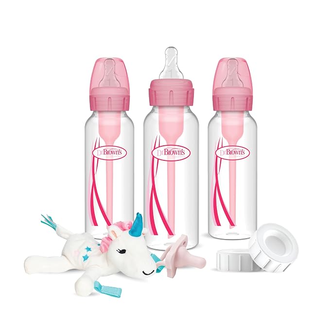 Dr. Brown’s Natural Flow Anti-Colic Options+Narrow 8oz/250mL Baby Bottle + by DrBrowns