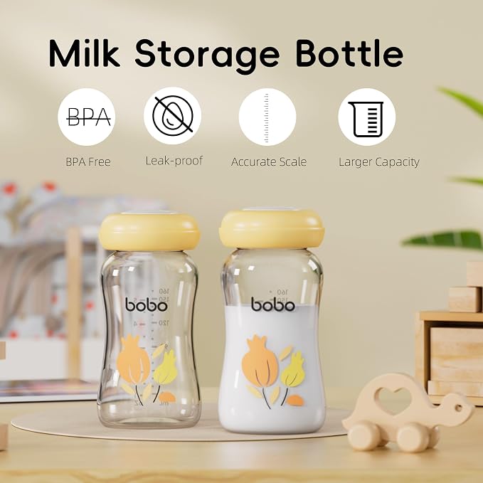 YOHKOH Glass Breast Milk Storage Bottles - Image 2