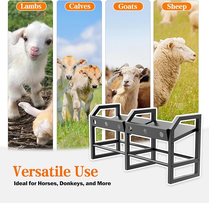 Portable Bottle Rack, Calf Bottle Holder, Free Standing Bottle Feeder Rack - Image 6