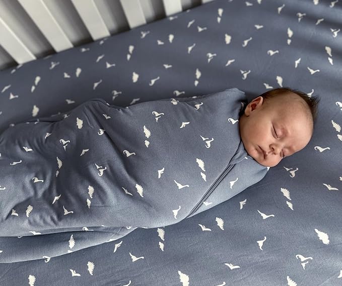 GUNAMUNA Swaddle Wrap for Newborns – Arms In or Out, Easy Diaper Changes - Image 2