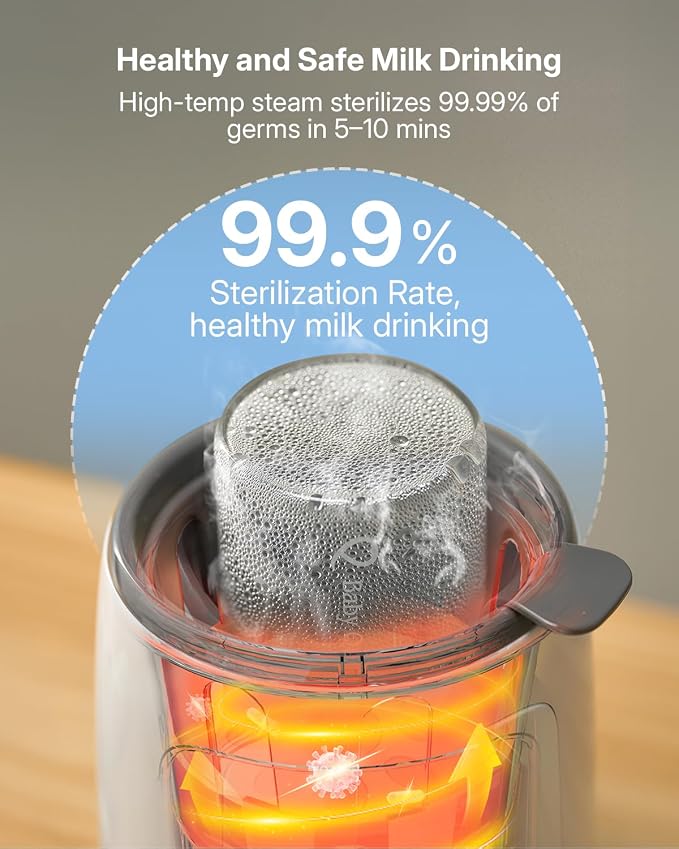 HEYVALUE Bottle Warmer, 10-in-1 Fast Baby Bottle Warmer - Image 6