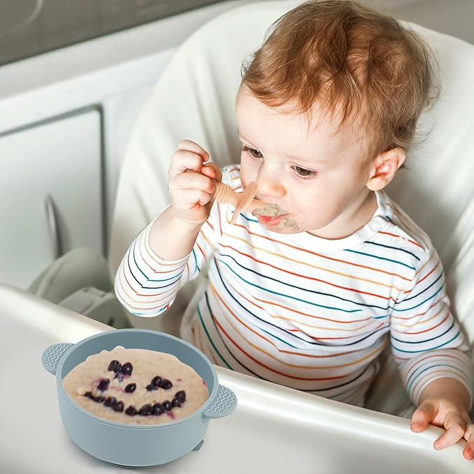 Baby Spoons and Forks Feeding Set, 6 Pack Silicone First Stage Self Feeding - Image 2