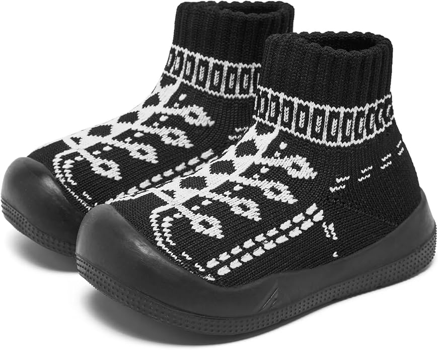 Eashi Baby Boy Girl Non-Skid Indoor Infant Walking Shoes Breathable Warm by EashiShoes