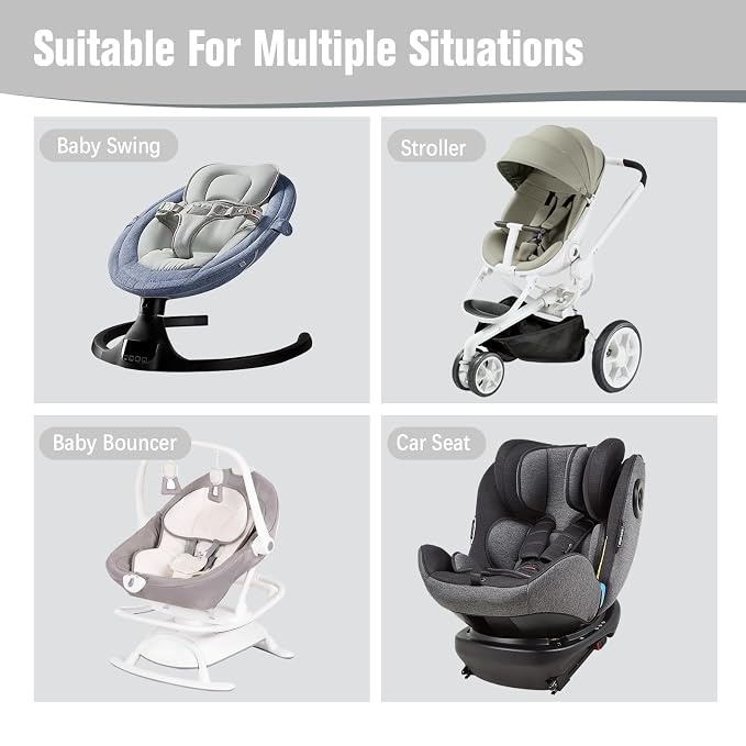 KAKIBLIN Baby Travel Pillow, Upgraded Baby Neck Pillows - Image 5