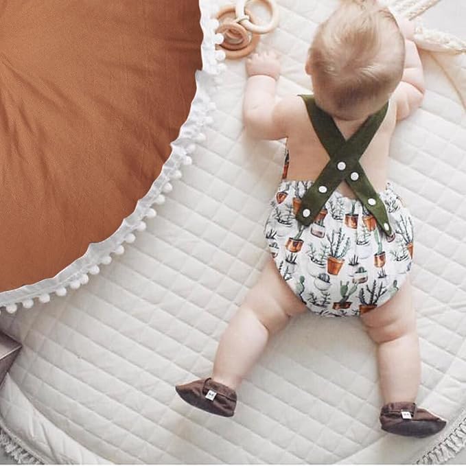 Large Floor Pillow Kids Round Floor Cushion Seating, 35 inches Big Circle Pillow - Image 5