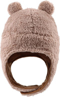 Bear Baby Winter Hat Toddler Earflap Beanie Unisex Infant Snow Cap Warm Fleece by Peecabe