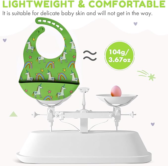 BPA-Free Silicone Baby Bibs - Image 3