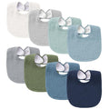 Konssy Muslin Baby Bibs 8 Pack Baby Bandana Drool Bibs Cotton by Konssy